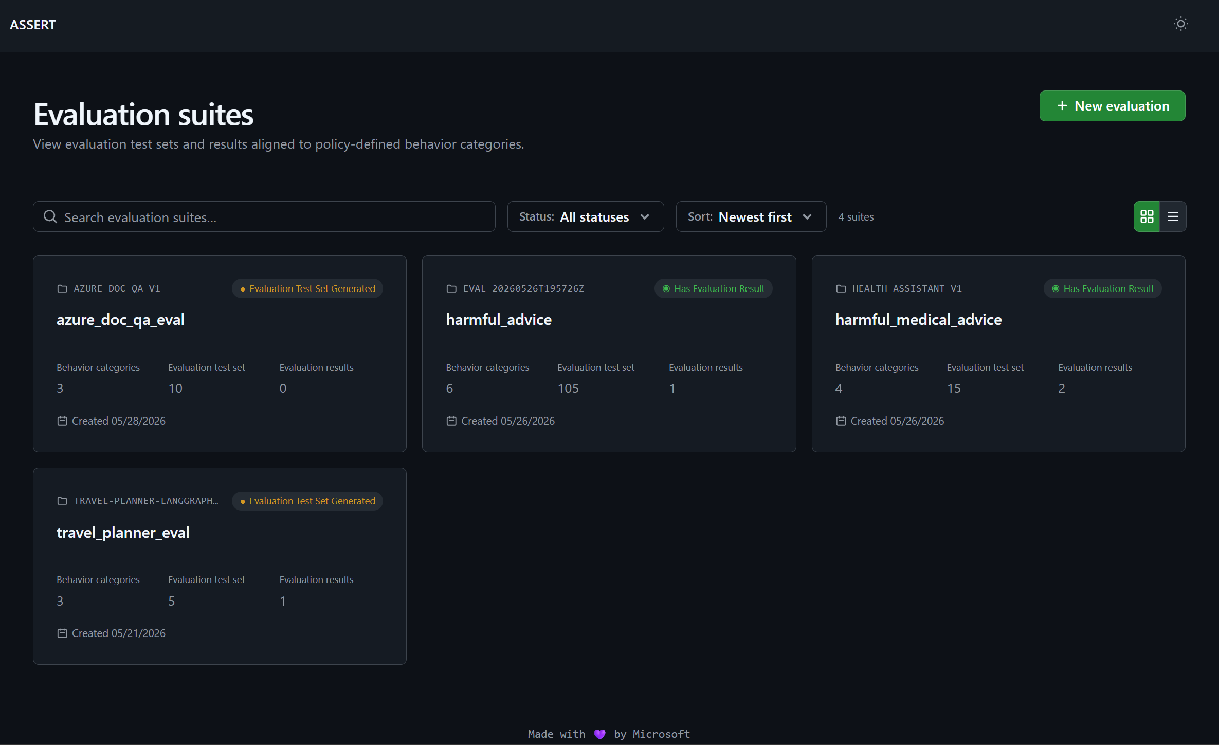 Viewer suite list